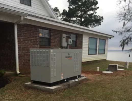 COMMERCIAL GRADE - 38 KW  Quite Source generator provides reliable power for large estate.